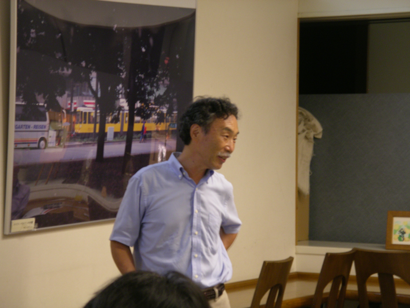 「コインの水族館」の著者、木谷浩さんがトークショーを行いました